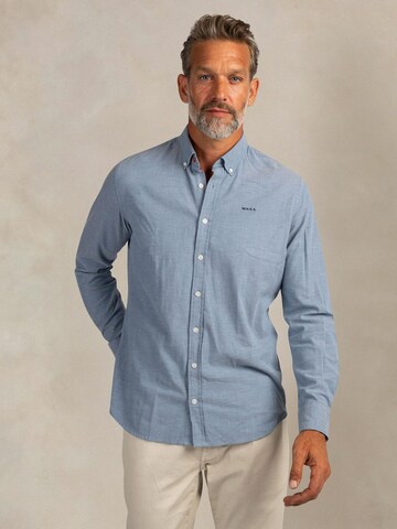 NZA New Zealand Auckland Regular fit Overhemd in Blauw