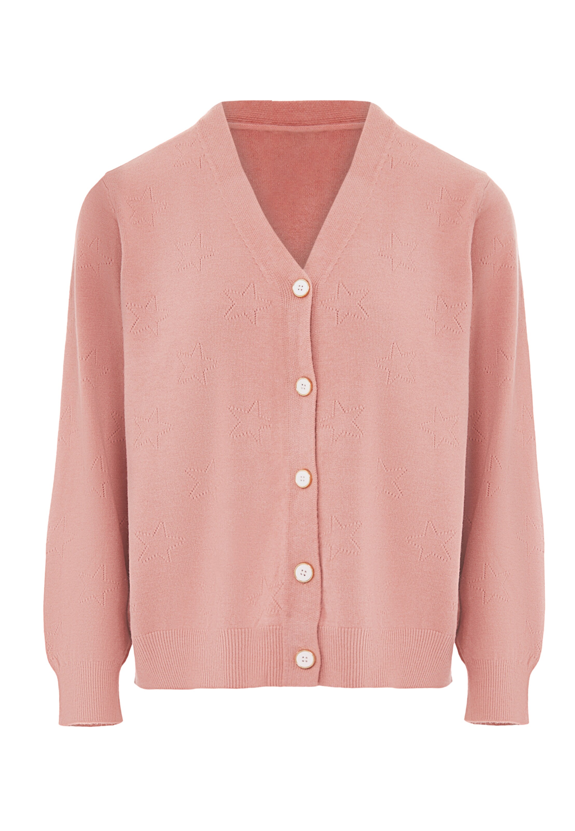 aleva - Casaco de malha em rosa: frente