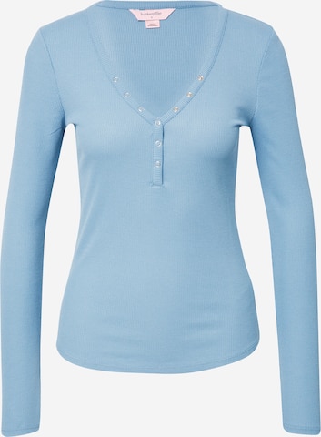 Chemise de nuit Hunkemöller en bleu : devant