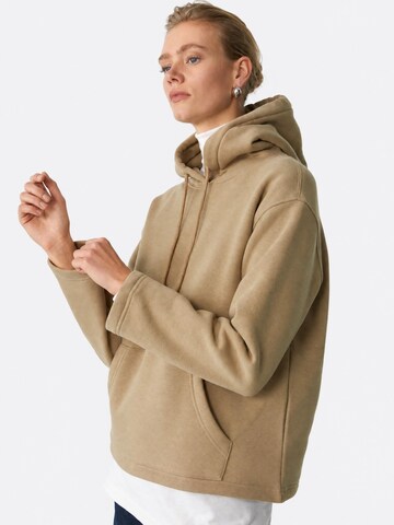 Sweat-shirt Ethiquet en marron