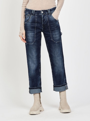 Gang Regular Jeans '94THELMA WORKER' in Blauw: voorkant