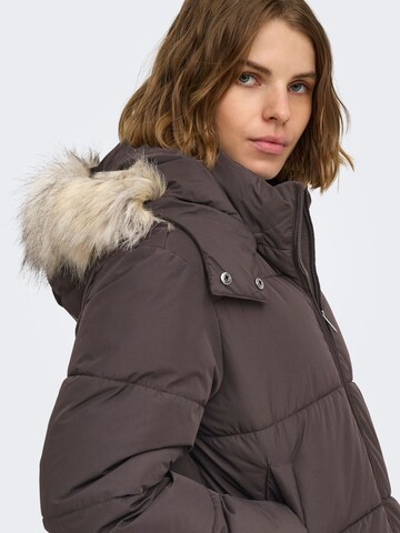 ONLY Winter jacket 'ONLJuta' in Brown