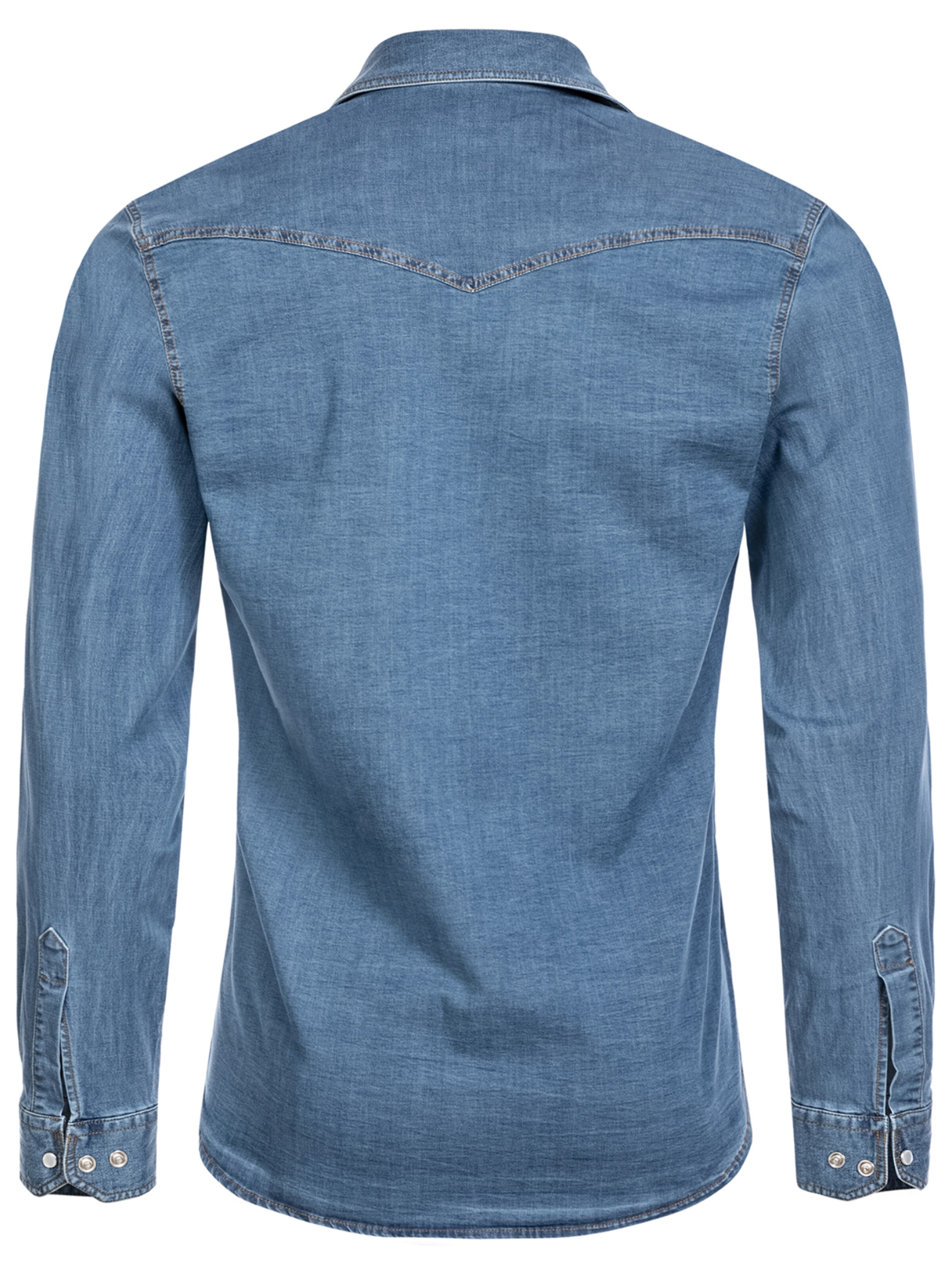 Rock Creek Regular fit Button Up Shirt in Blue