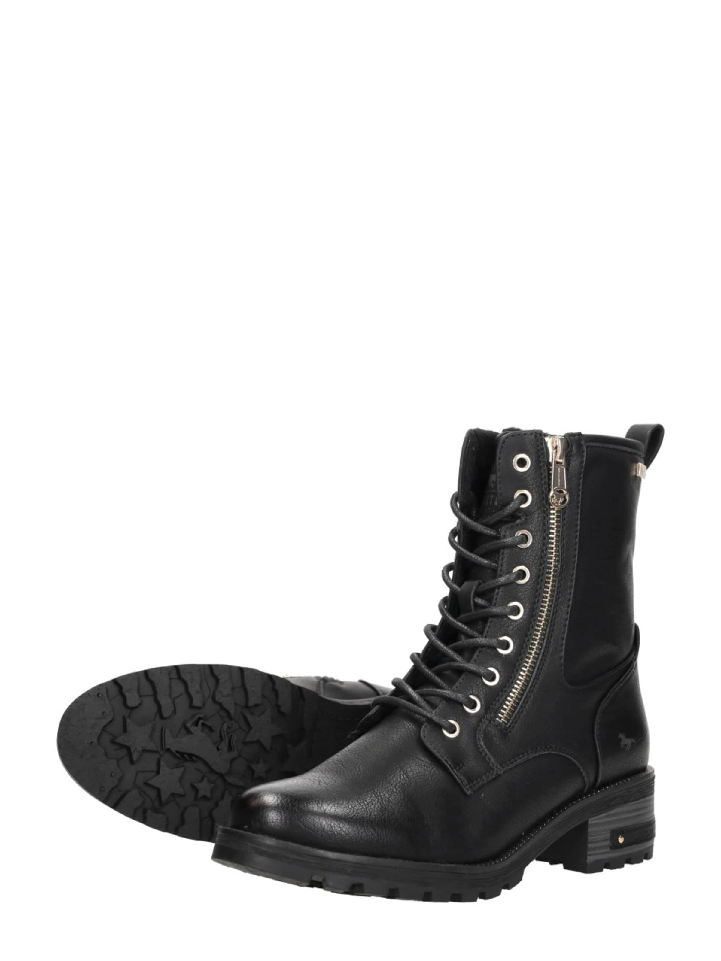 Chaussure à lacets 'Veterschoenen Hoog' MUSTANG en noir