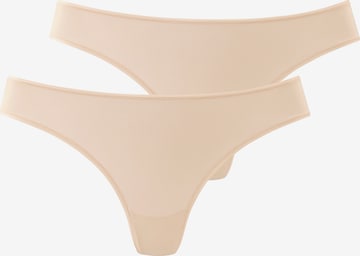 LASCANA String in Beige: front