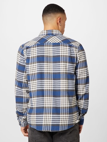Brixton Regular fit Button Up Shirt 'BOWERY' in Blue