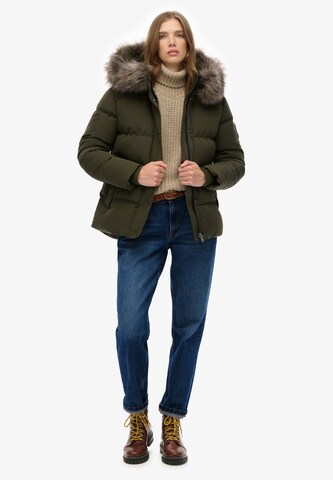 Superdry Winterjas 'Everest' in Groen