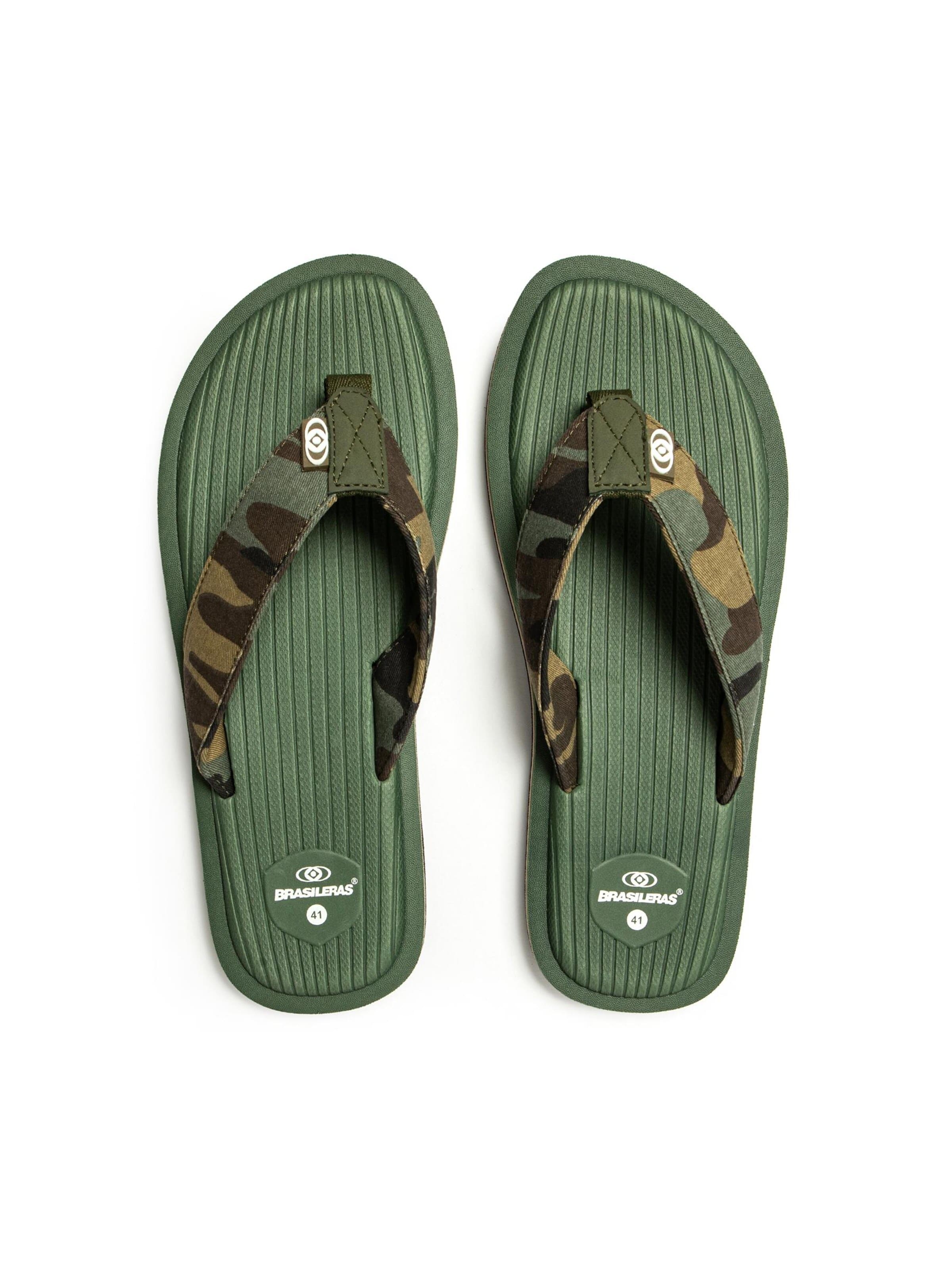 Brasileras Beach & swim shoe 'Army' in Green