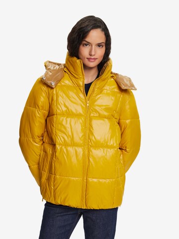 Veste d’hiver ESPRIT en jaune : devant