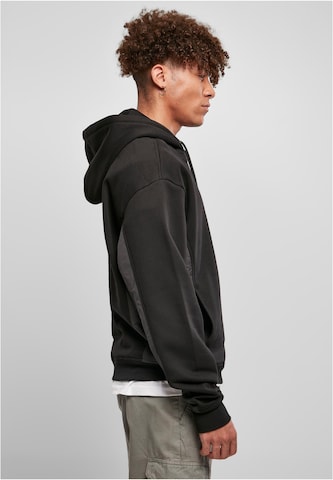 Urban Classics Sweatshirt 'Military' in Black