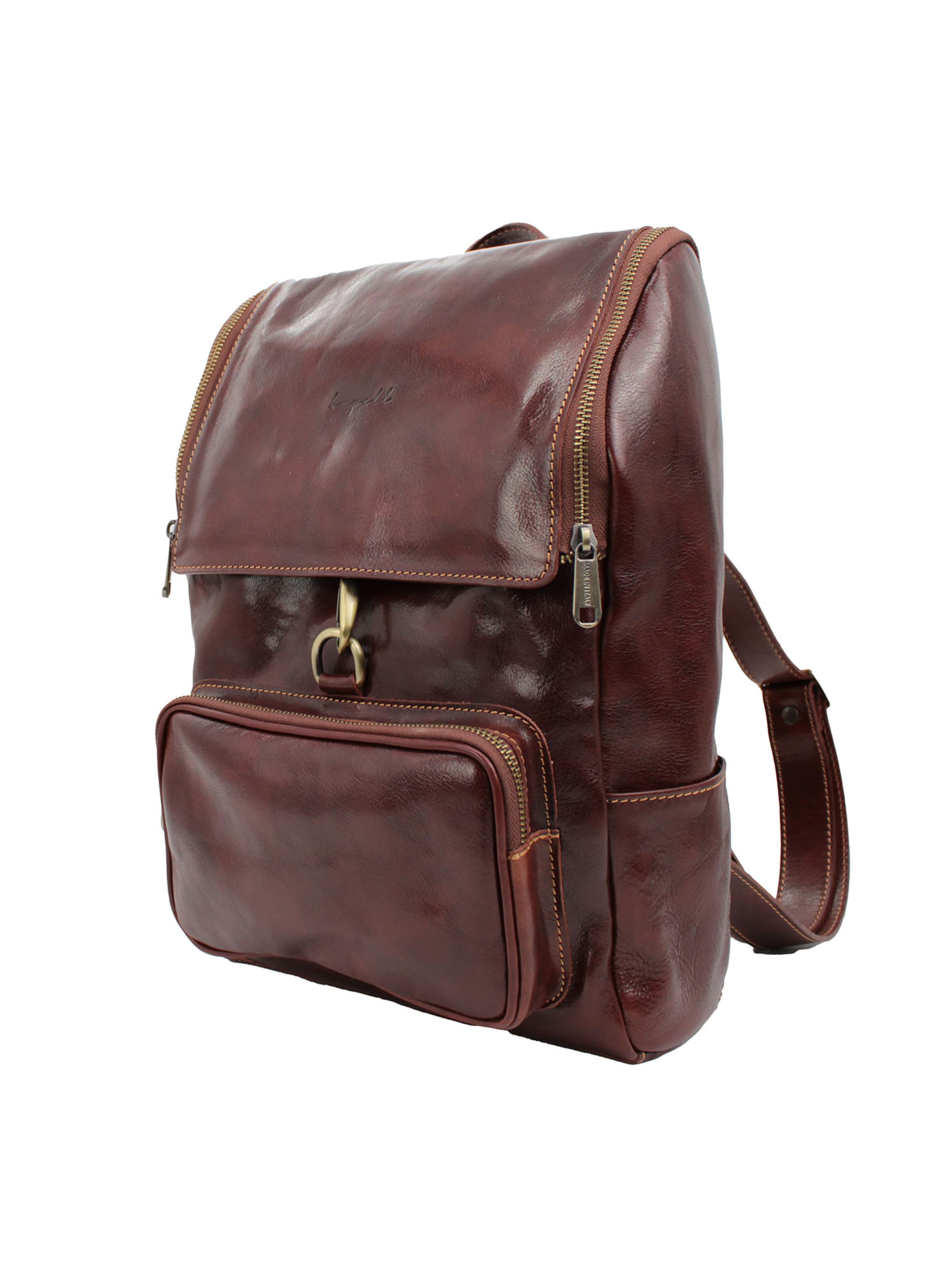bupell Backpack 'Gianni' in Brown: front
