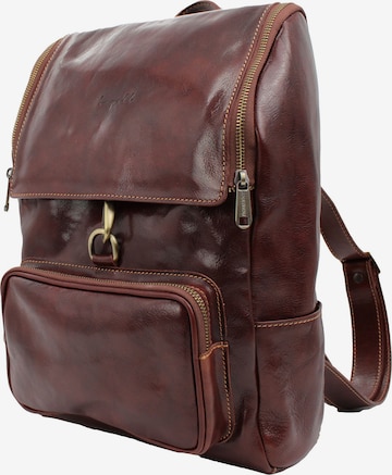 bupell Backpack 'Gianni' in Brown: front