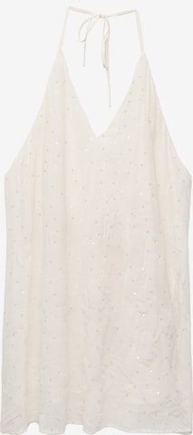 Pull&BearKoktel haljina - bež boja: prednji dio