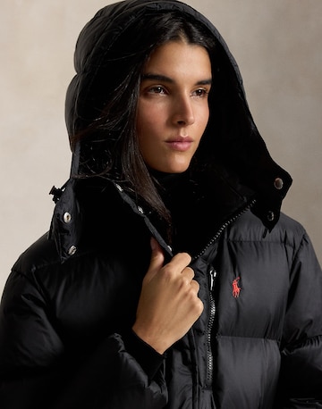 Polo Ralph Lauren Φθινοπωρινό και ανοιξιάτικο μπουφάν 'CRLY' σε μαύρο