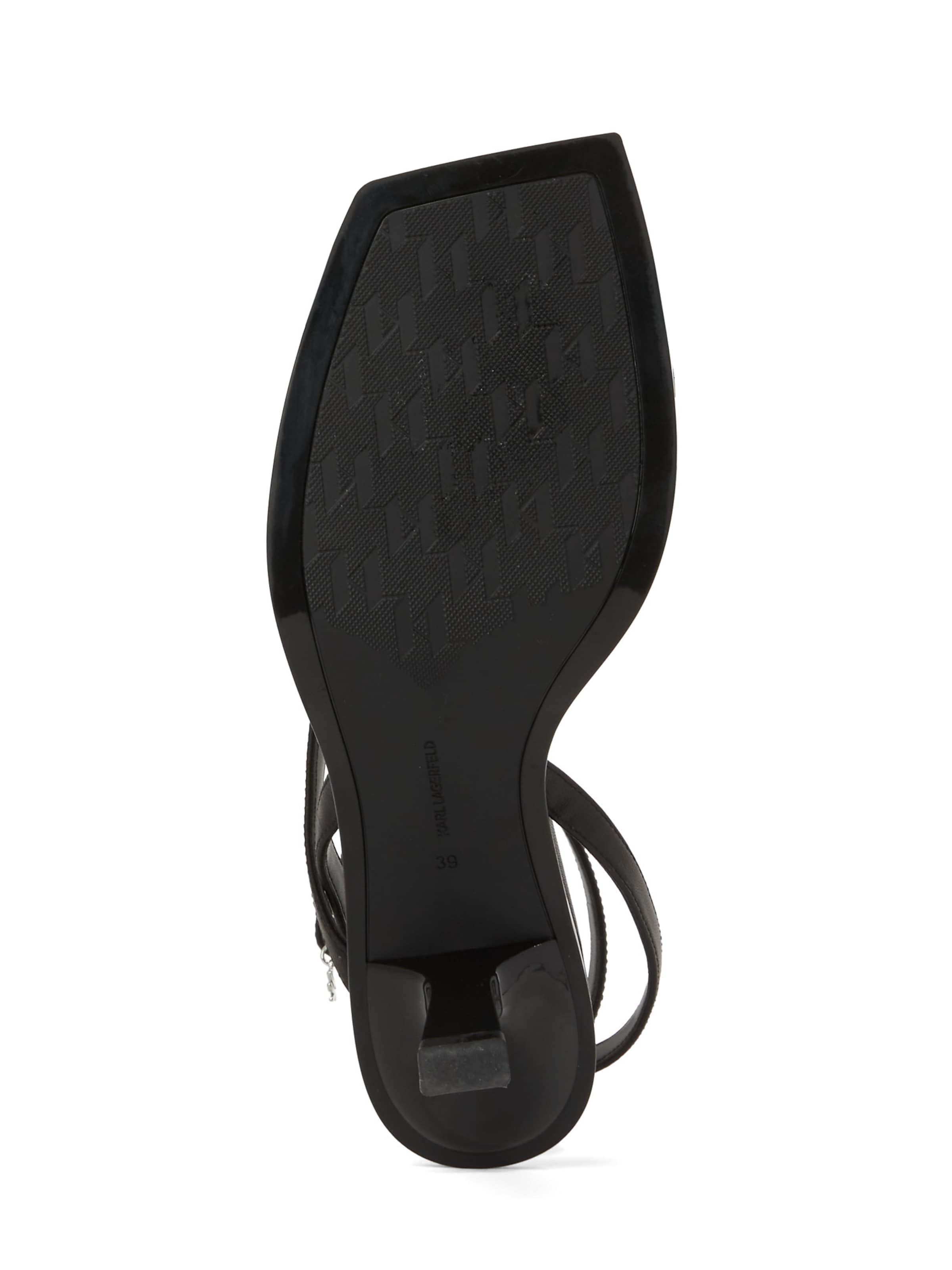 Karl Lagerfeld Σανδάλι με λουράκια 'Karmel' σε μαύρο