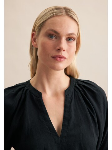SEIDENSTICKER Blouse 'Schwarze Rose' in Zwart