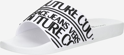 Šlepetės iš Versace Jeans Couture, spalva – juoda / balta, Prekių apžvalga