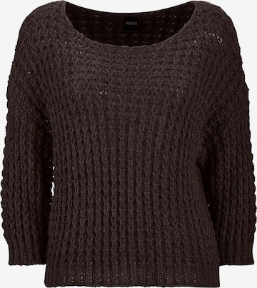 MADELEINE Pullover in Braun: Vorderseite