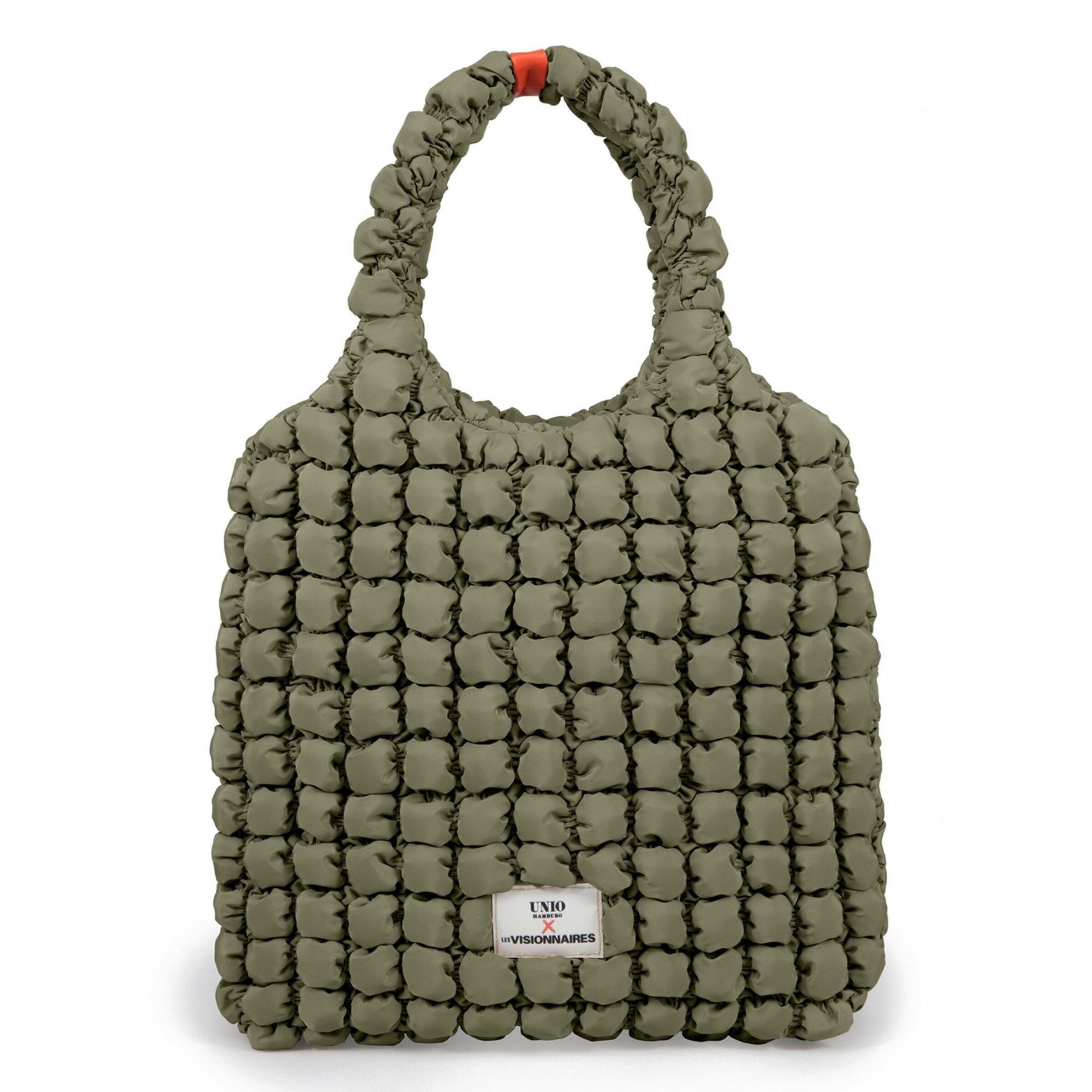 Les Visionnaires Shopper 'Unio' in Green: front