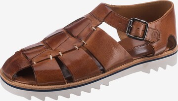 MELVIN & HAMILTON Sandals in Brown: front