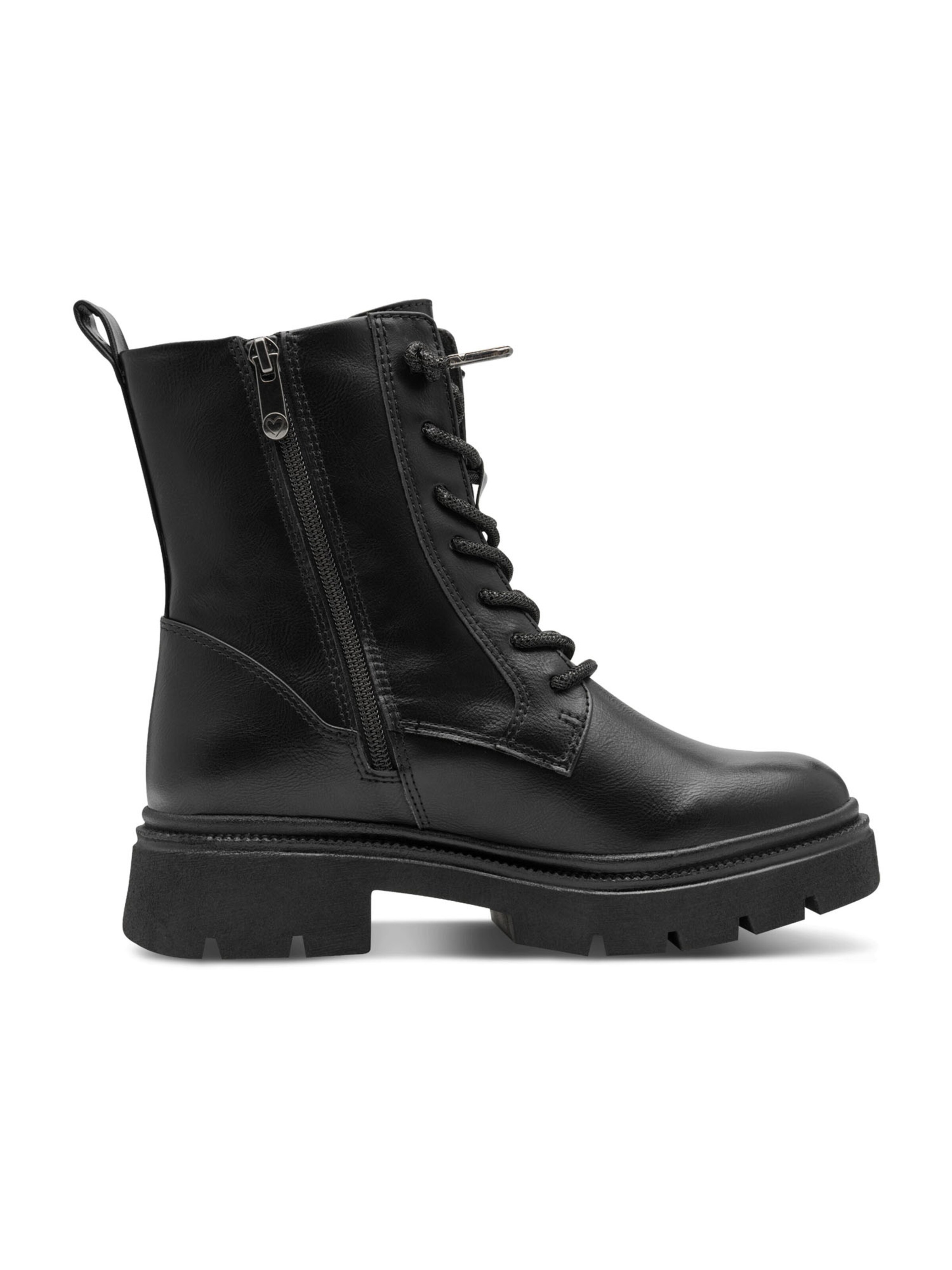 MARCO TOZZI Ботинки на шнуровке в Черный