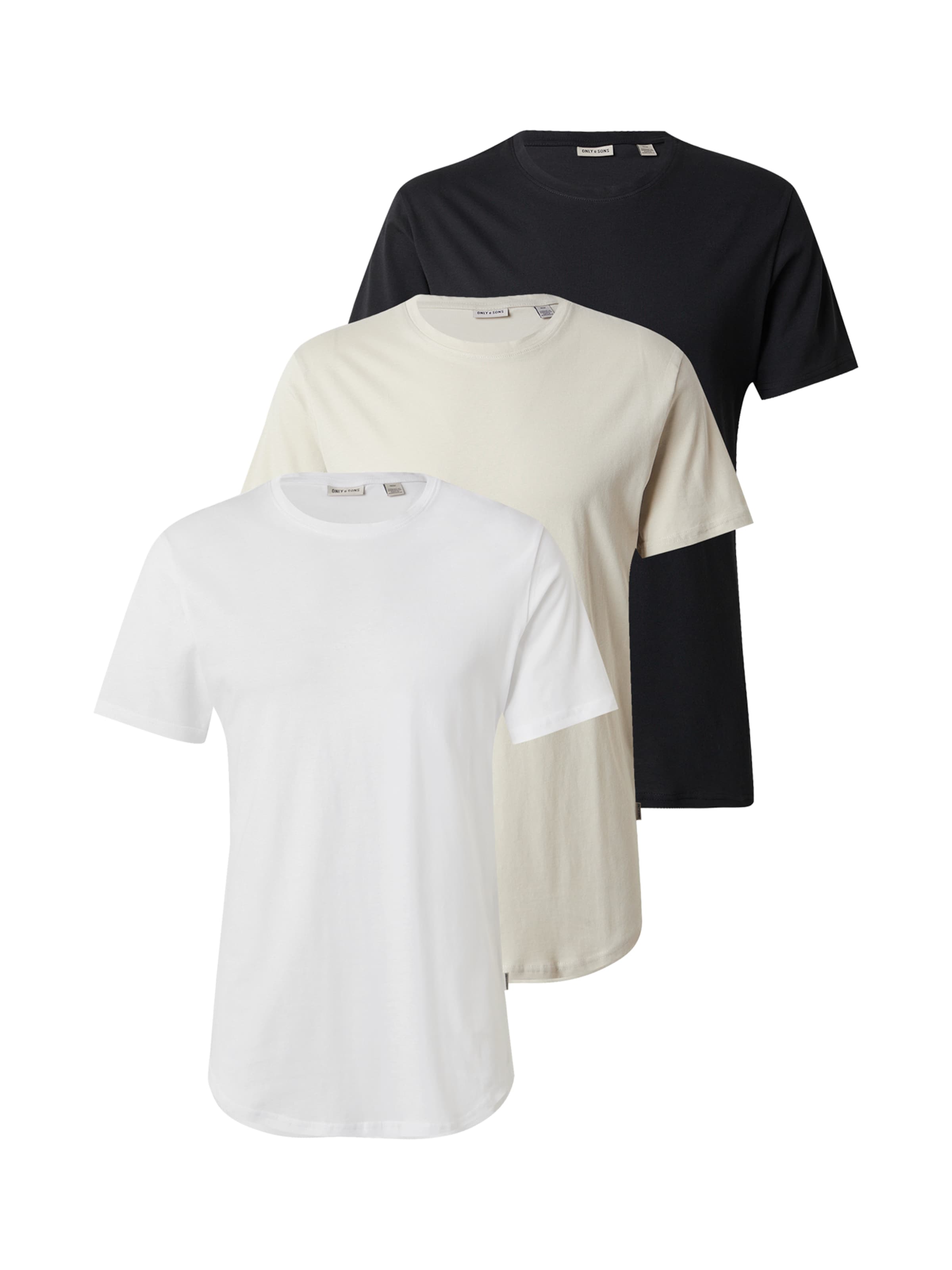 Only & Sons Shirt 'ONSMATT' in Beige: front