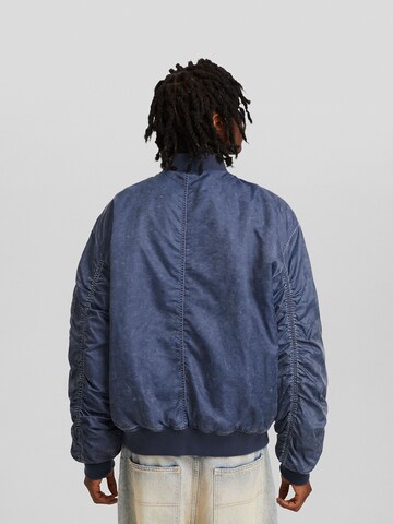 Bershka Between-season jacket in Blue