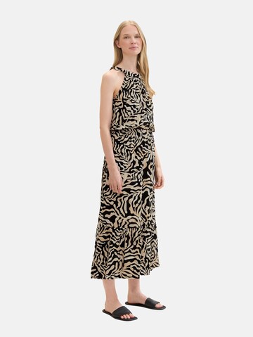 TOM TAILOR Kleid in Schwarz