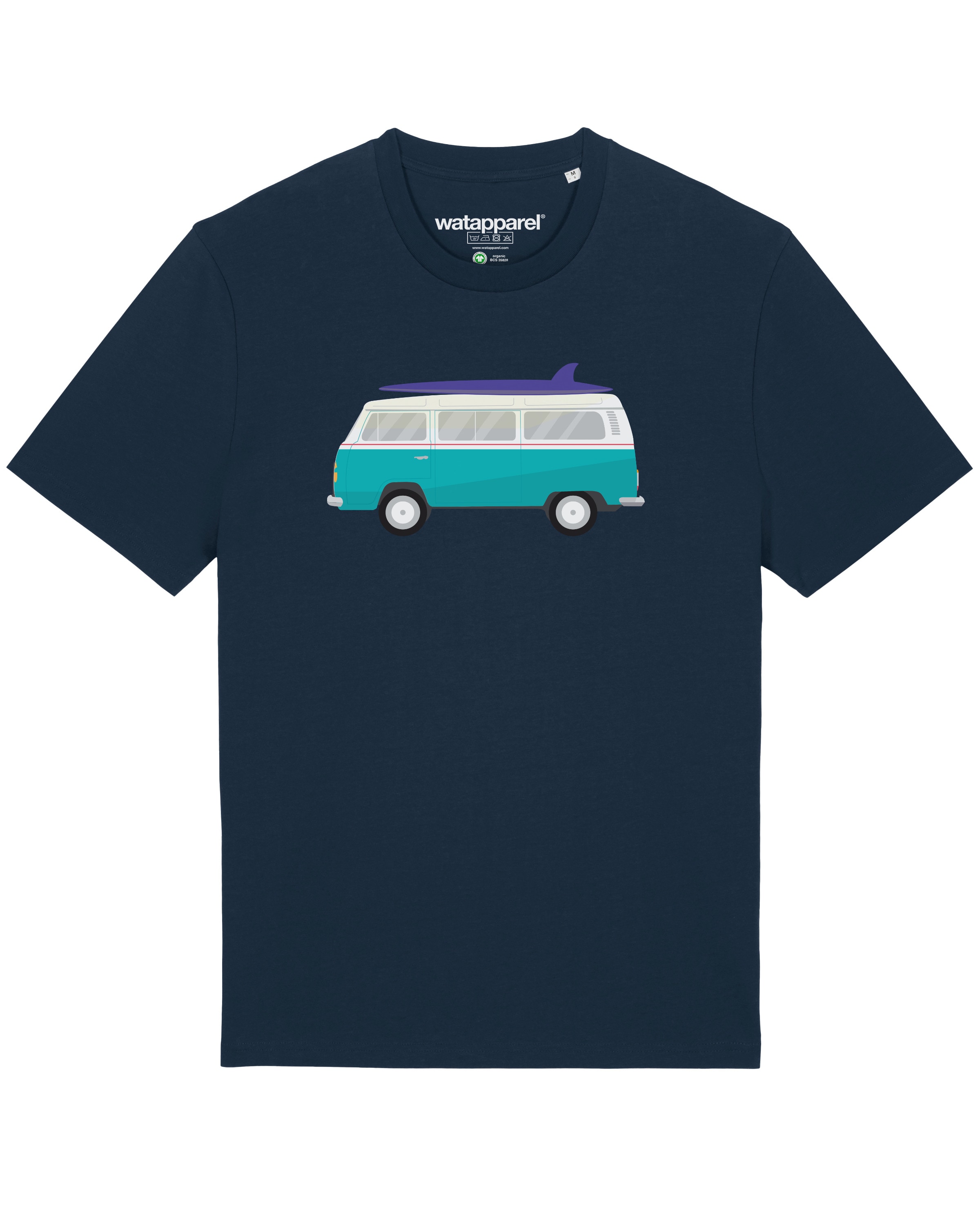 Maglietta ' California Dream ' di Watapparel in blu: frontale