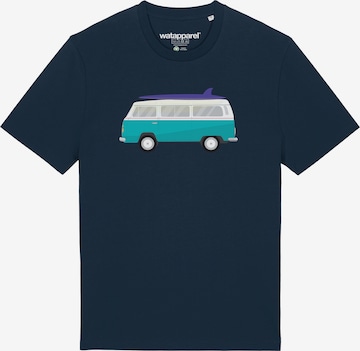Maglietta ' California Dream ' di Watapparel in blu: frontale