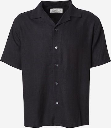 Abercrombie & Fitch Классический крой Рубашка в Черный: спереди