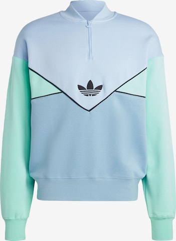 Bluză de molton 'Adicolor Seasonal Archive' de la ADIDAS ORIGINALS pe albastru: față