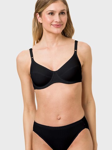BeeDees T-shirt Bra 'Bügel-BH Rock'n'Roll W (2-er Pack)' in Black