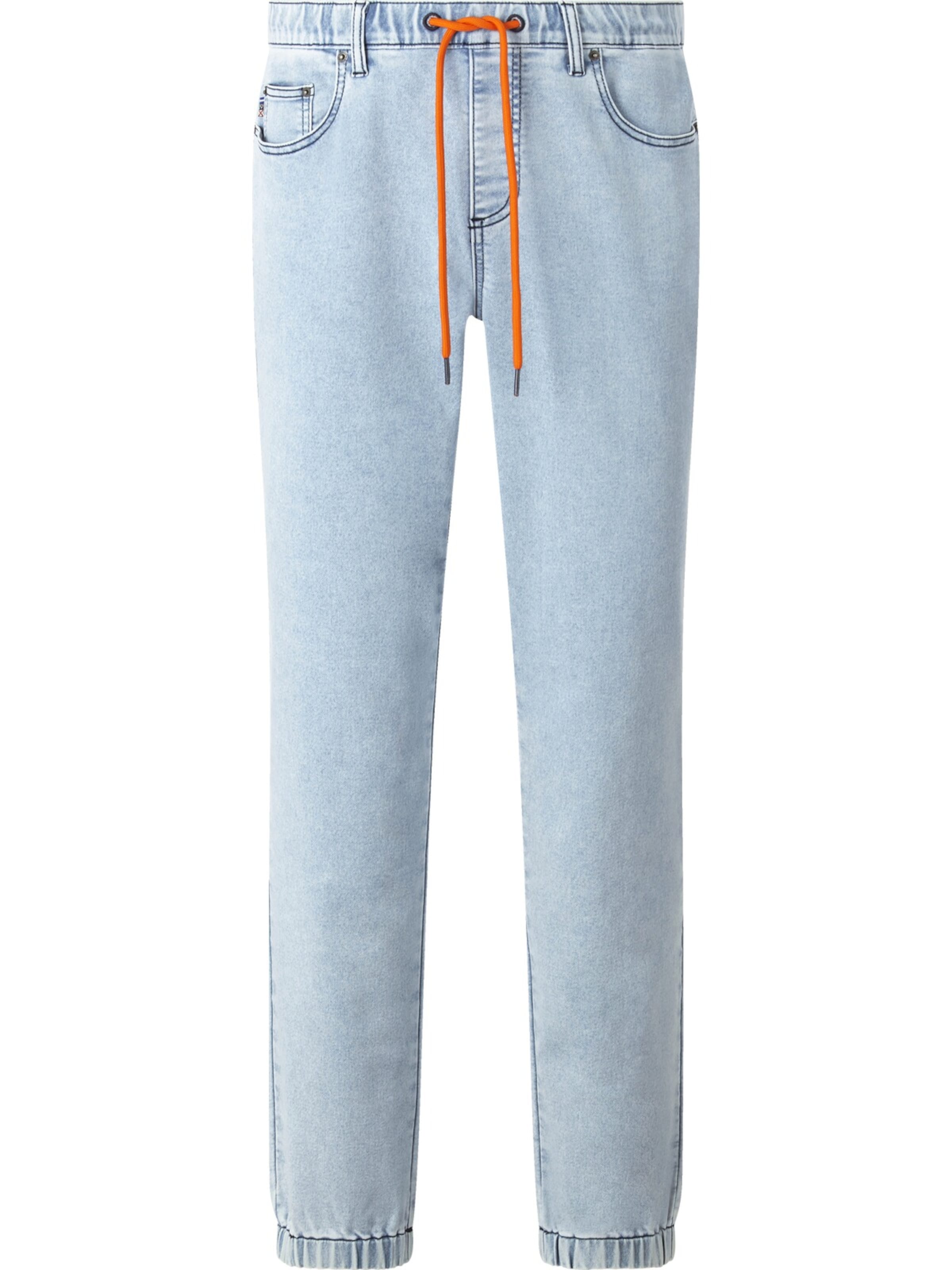 Jan Vanderstorm Loosefit Schlupfjeans ' Haapi ' in Blau: Vorderseite