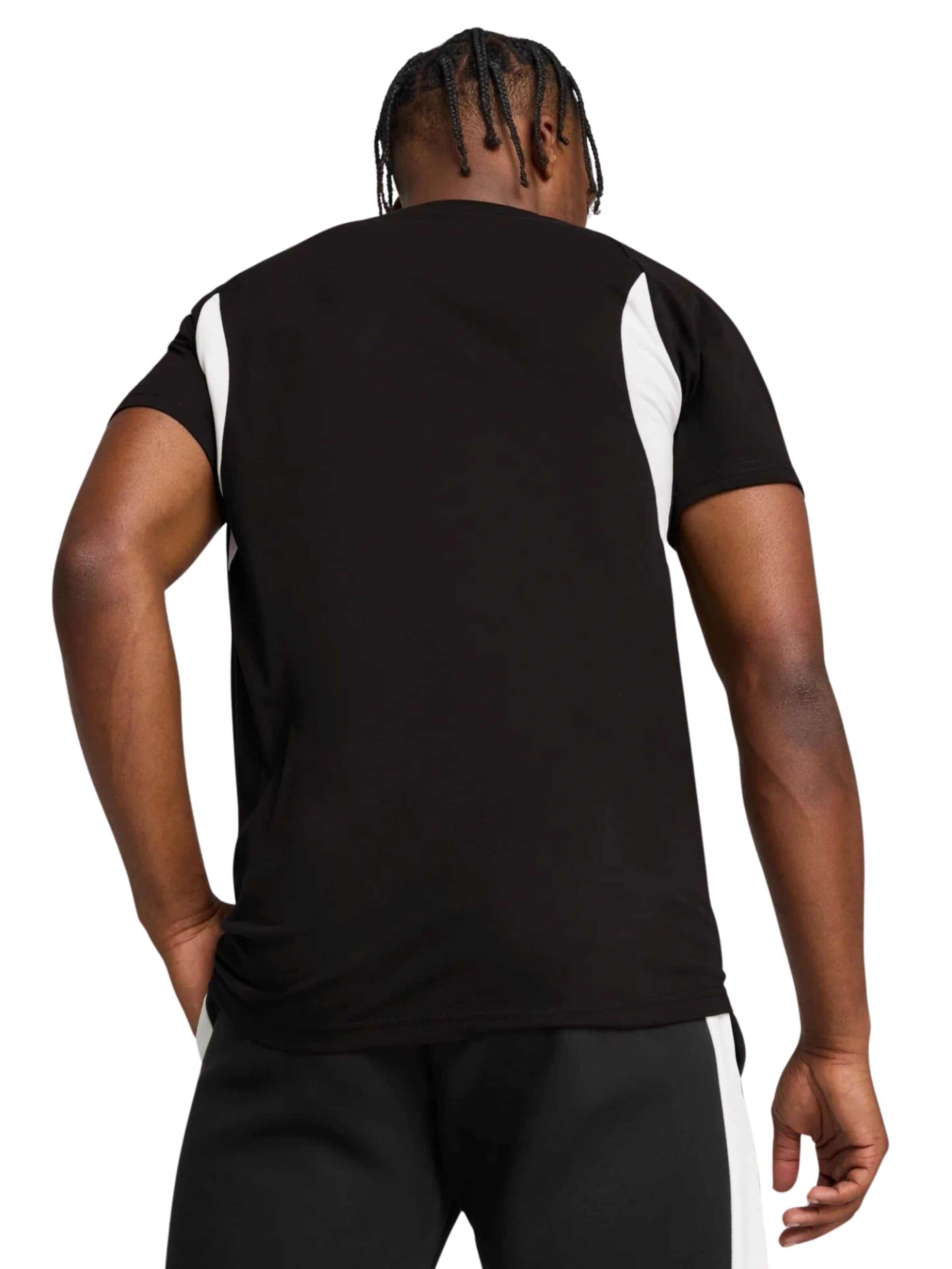 PUMA Футболка 'TeamEvostripe' в Черный