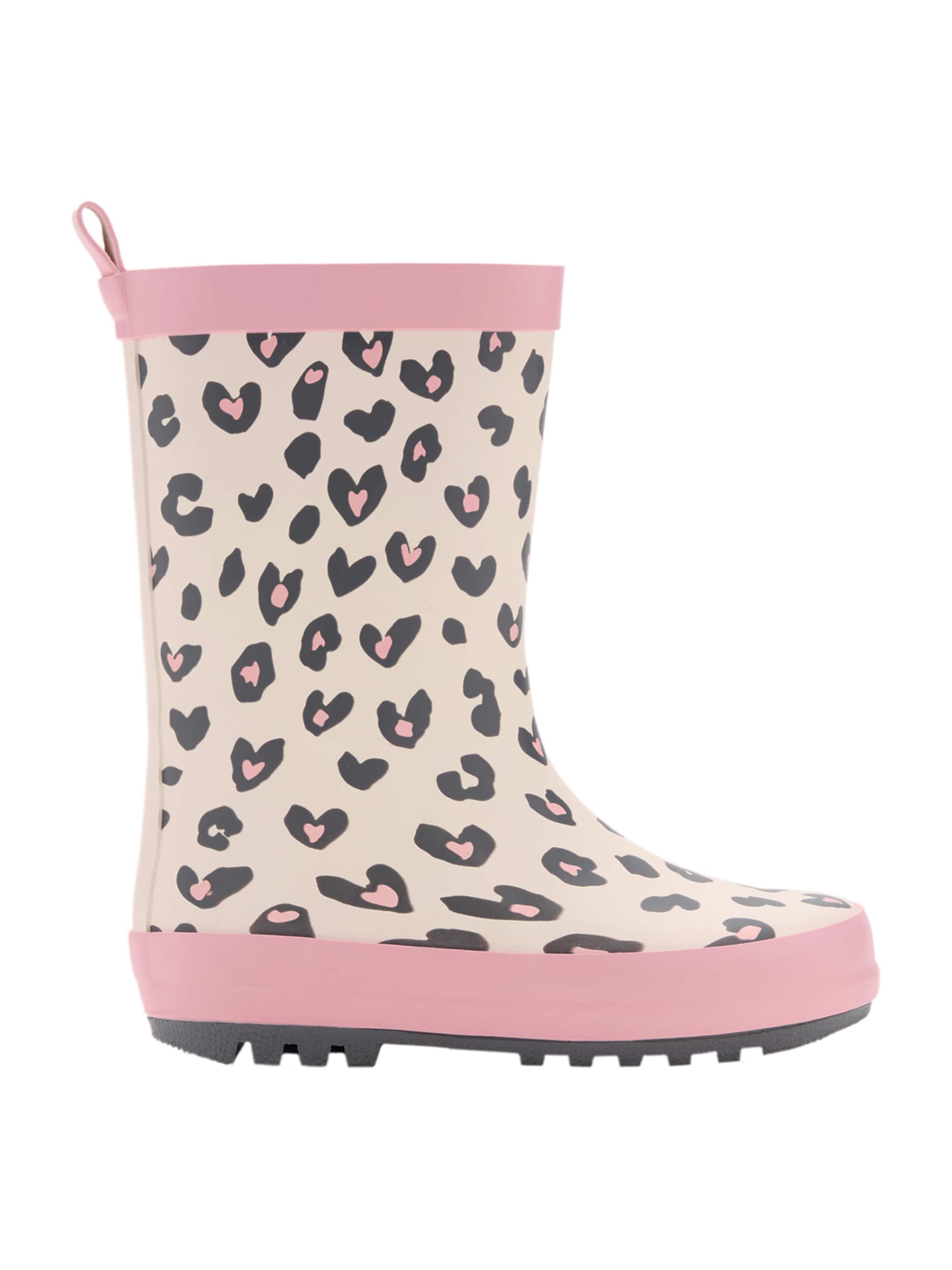 MANGO KIDS Гумени ботуши в розово: отпред