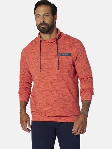 Jan Vanderstorm Sweatshirt 'Kervik' in Orange: Vorderseite