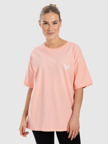 Smilodox Shirt ' Payton ' in Pink: front
