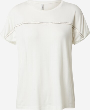 T-shirt 'SALLY' ONLY en blanc : devant