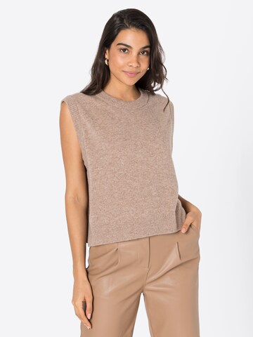 KnowledgeCotton Apparel Pullover -  (GOTS) in Beige: Vorderseite