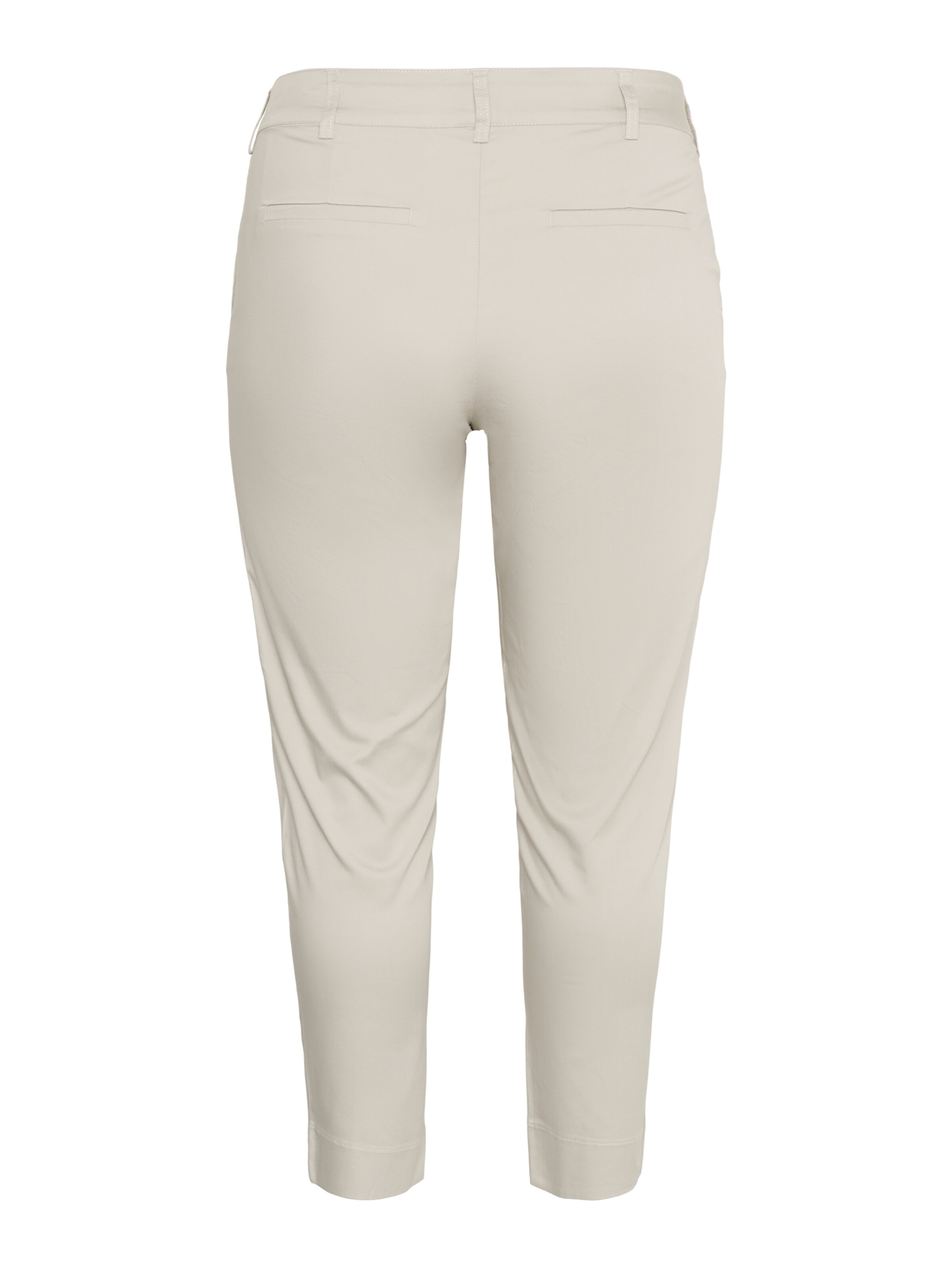 KAFFE CURVE Slimfit Chino hlače 'Leana' | siva barva