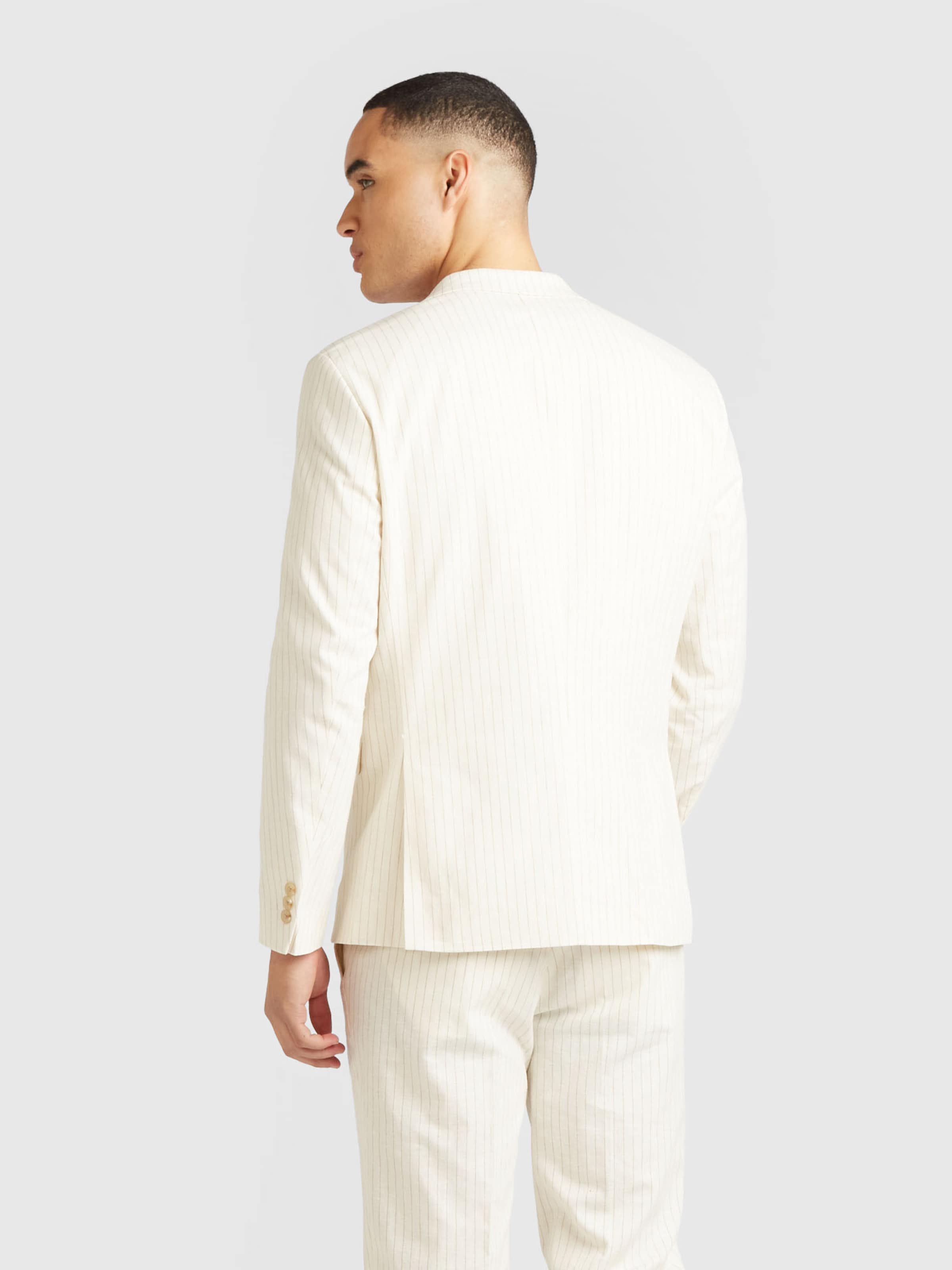 JACK JONES Slim fit Suit JJ RIVIERA in White ABOUT YOU