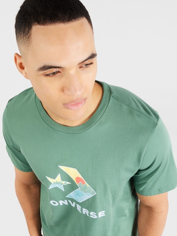 T-Shirt 'FILL LANDSCAPE' CONVERSE en vert