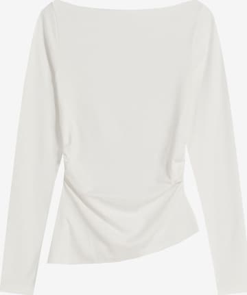 Bershka Shirt in Weiß: Vorderseite