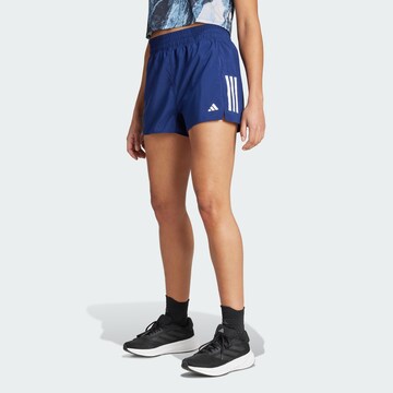 ADIDAS PERFORMANCE Regular Workout Pants 'Own the Run' in Blue