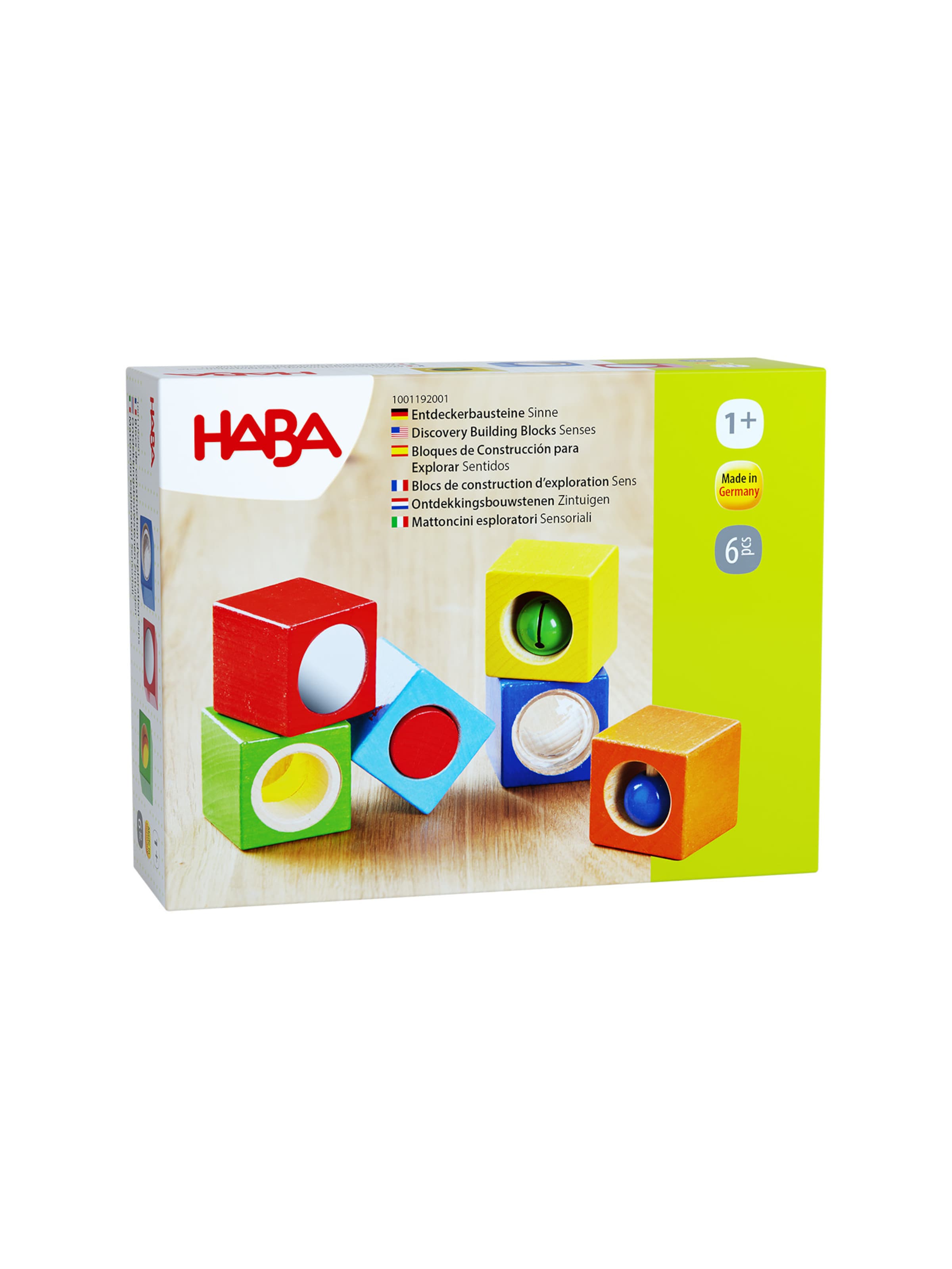 HABA Spielbausteine ' Erkundungssteine ' in Mischfarben: Vorderseite
