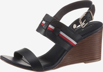 TOMMY HILFIGER Sandaler i natblå / brandrød / hvid, Produktvisning