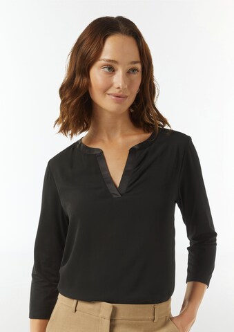 COMMA Shirt in Zwart: voorkant