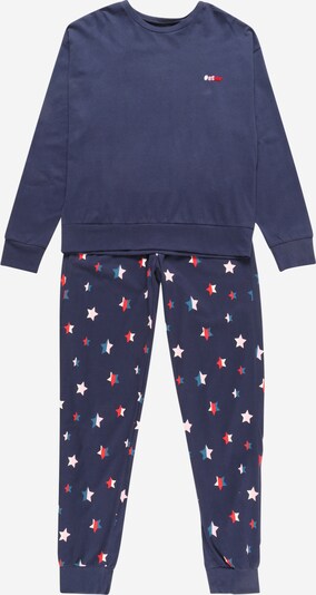 SCHIESSER Pajamas in Sky blue / Dark blue / Pink / Red / White, Item view