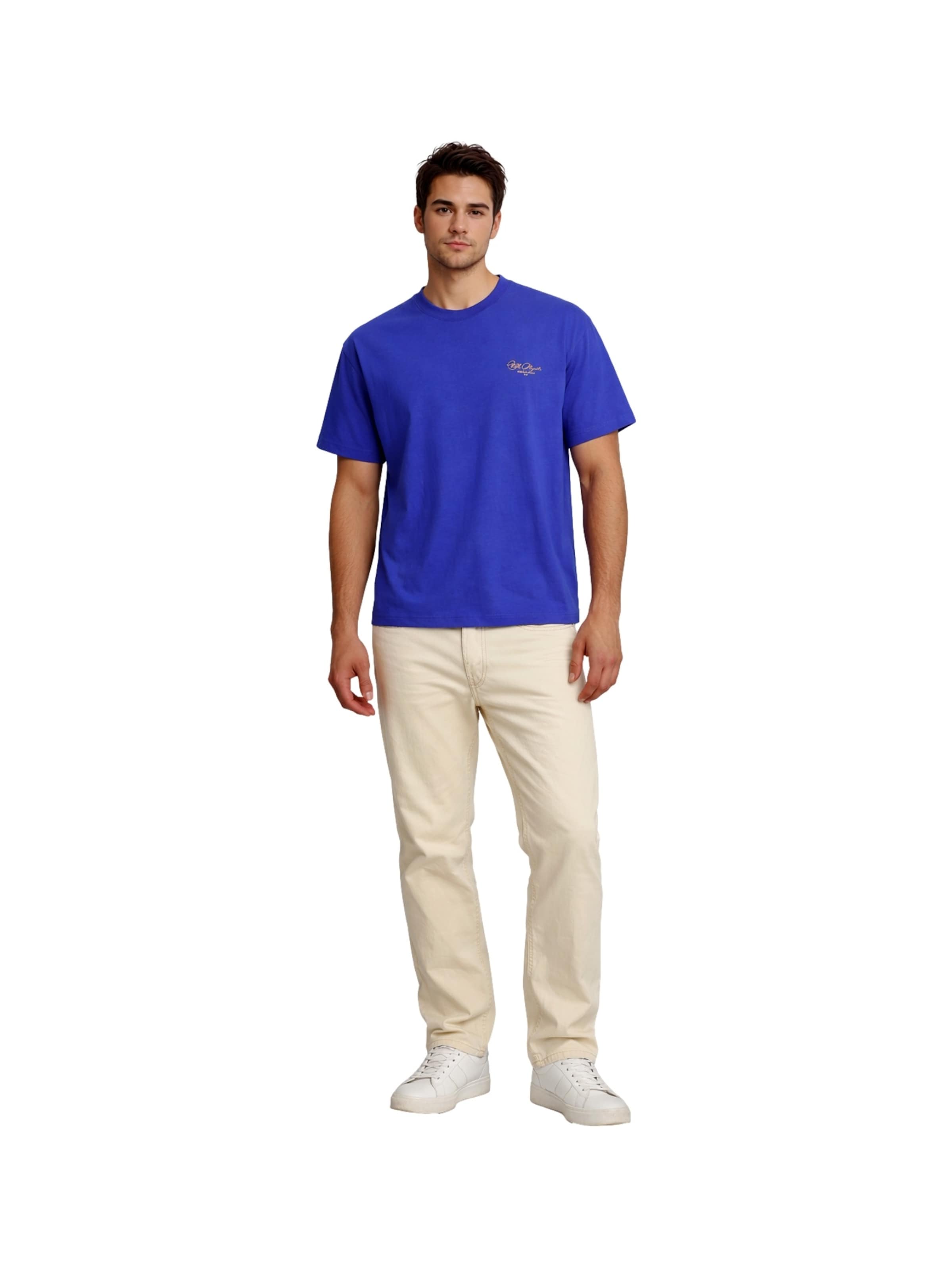 T-Shirt 'Sanremo' JACK & JONES en bleu